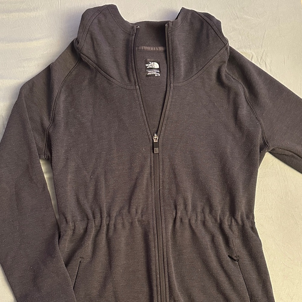 The North Face Charcoal Full-Zip Light Jacket